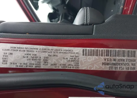 2021 Jeep Grand Cherokee L Limited 4X4 из США, поврежденный, VIN 1C4RJKBG0M8108894